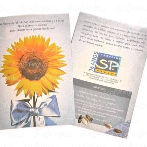 POSTAIS PAPEL RECICLATO 250G SEM VERNIZ em São José do Rio Preto, SP por Public Gráfica e Brindes