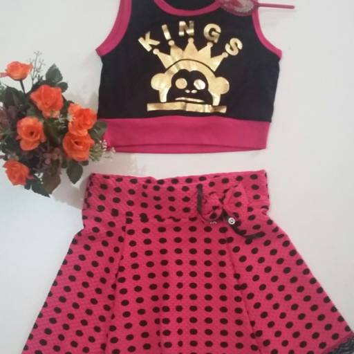Comprar o produto de roupa infantil em Com Saia pela empresa Dani Presentes em Assis, SP por Solutudo