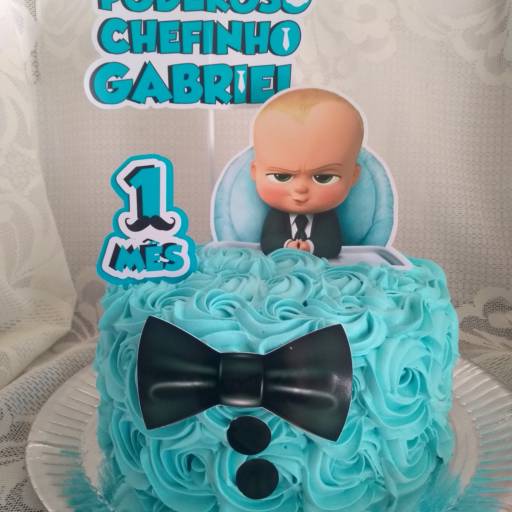 Bolo Mesversário 1 kg e meio em Bauru por Delícias Demarchi