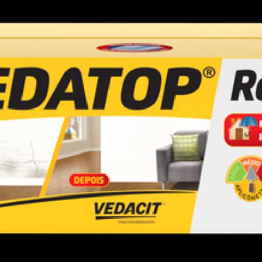 Comprar o produto de Vedatop Rodapé - caixa 12kg Vedacit  / Loja de Tintas Jaú em Impermeabilizantes pela empresa Vidrocor Tintas - Jaú em Jaú, SP por Solutudo