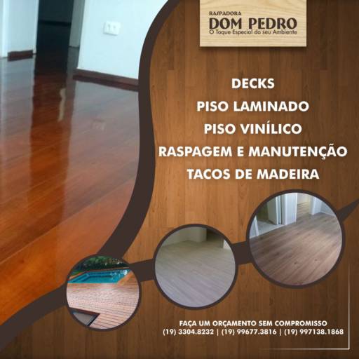 Pisos de Madeira por Raspadora Dom Pedro