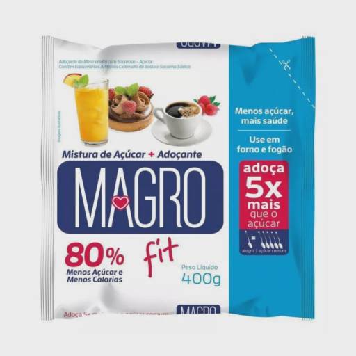 Açúcar Light Magro Fit 400g - Lowçucar 