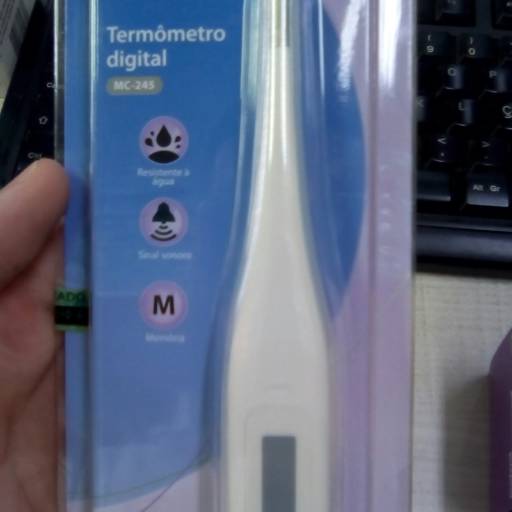 Comprar o produto de Termômetro  digital Omron  em Termômetros pela empresa Farmácia Preço Justo - Três Lagoas em Foz do Iguaçu, PR por Solutudo