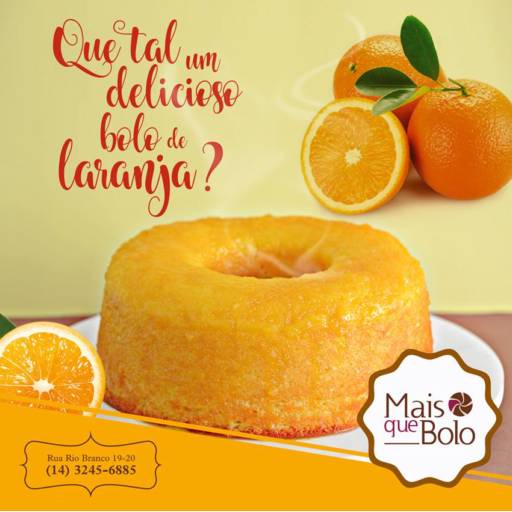 Bolo de Laranja por Mais Que Bolo