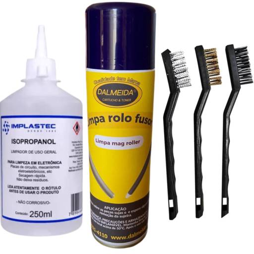 KIT LIMPA ROLO FUSOR DE IMPRESSORAS BROTHER E SAMSUNG