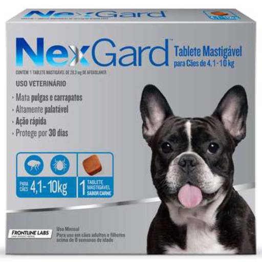 Comprar o produto de Nexgard 4,1-10kg em Outros pela empresa Agro Ramos Pet Shop - Loja 2 em Americana, SP por Solutudo