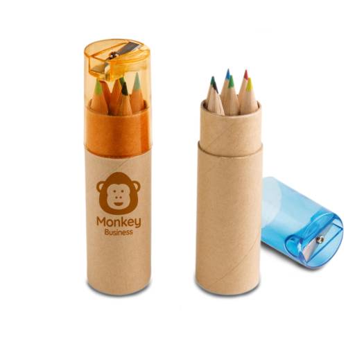 Comprar o produto de kit lápis e apontador personalizado em Papelaria e Acessórios pela empresa TnewT Brindes Personalizados em Atibaia, SP por Solutudo