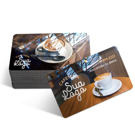 CARTÕES DE VISITA PVC 0,50MM PREMIUM BRANCO em São José do Rio Preto, SP por Public Gráfica e Brindes