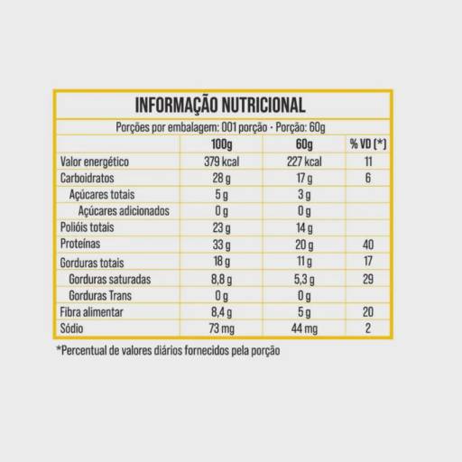 Barra de Proteína sabor Banoffee 60g - Bold em Foz do Iguaçu, PR por Pronapi Produtos Naturais