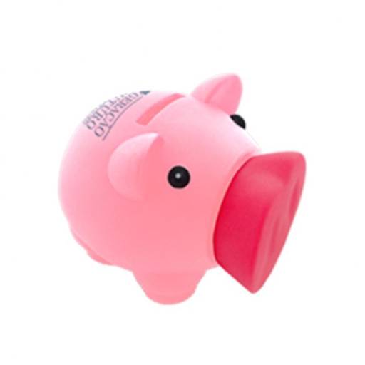 Cofrinho Porco vinil Personalizado em São José do Rio Preto, SP por Public Gráfica e Brindes