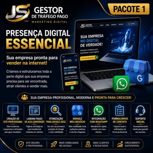 Pacote 1 Presença Digital Essencial