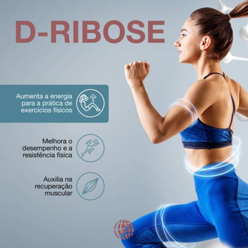 D-Ribose 1500mg 30 doses em Atibaia, SP por Farmalu - Farmácia de Manipulação