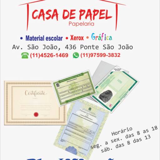PLASTIFICAÇÃO por Casa de Papel Papelaria