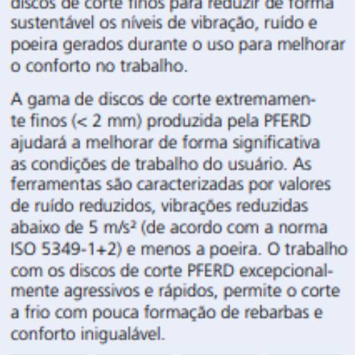 PFERD DISCO CORTE INOX / AÇO CARBONO - LINHA PSF STEELOX por Methallum Distribuidor Industrial