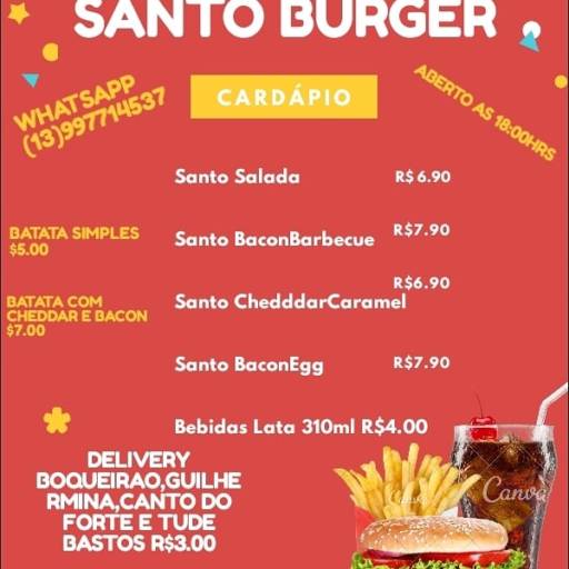 Comprar o produto de Santo Burger 013 em A Classificar pela empresa Santo Burguer em Praia Grande, SP por Solutudo