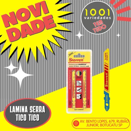 LAMINA PARA SERRA TICO TICO em Botucatu, SP por 1001 TEM TUDO VARIEDADES