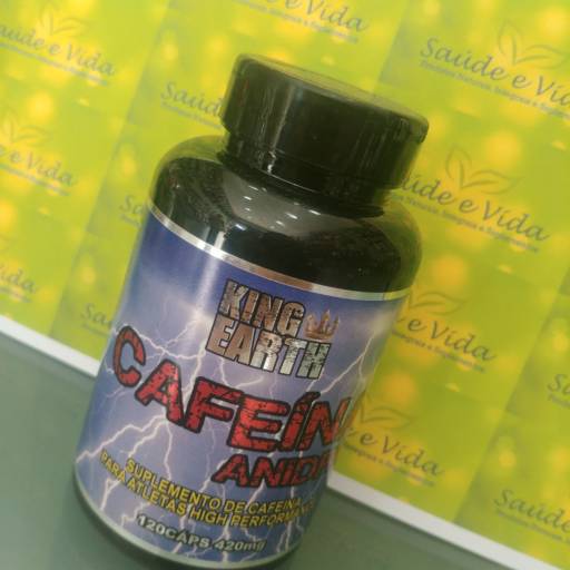 Cafeína Anidra- King Earth por Saúde e Vida