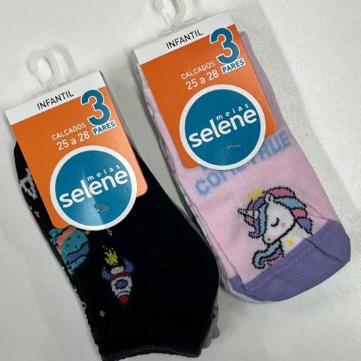 Kit meia infantil Selene em Uberlândia, MG por Lojas Dom Flavittos