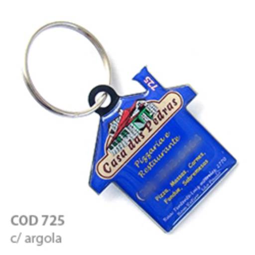 Chav. Chapinha Metálica COD 725 - Chapinha Casinha em São José do Rio Preto, SP por Public Gráfica e Brindes