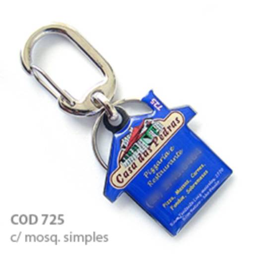 Chav. Chapinha Metálica COD 725 - Chapinha Casinha em São José do Rio Preto, SP por Public Gráfica e Brindes