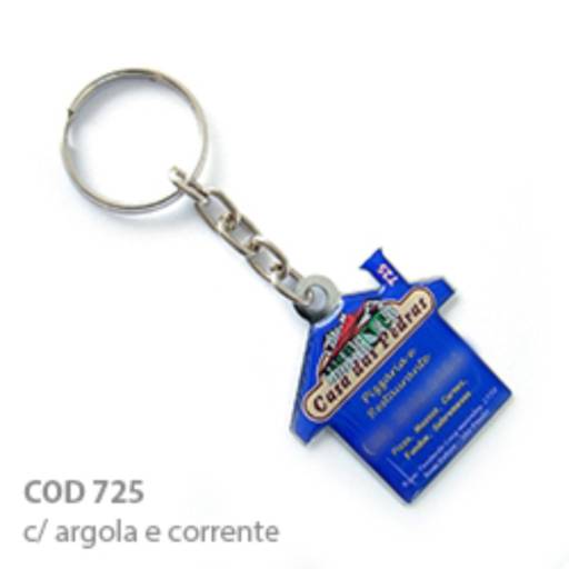 Chav. Chapinha Metálica COD 725 - Chapinha Casinha em São José do Rio Preto, SP por Public Gráfica e Brindes