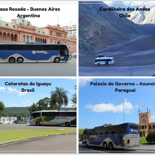 Transporte de Grupos - Viagens Internacionais por Foz Bus Turismo Receptivo