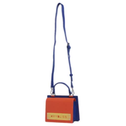 Bolsa bliss orange navy por Loja Catherine