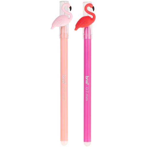 Comprar o produto de Caneta Gel Apagável Flamingo 0.7mm - BRW em Canetas pela empresa Boa Papelaria e Bazar em Atibaia, SP por Solutudo