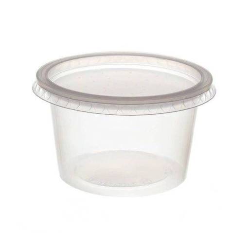 POTE PLASTICO COM TAMPA 250ML ORLEPLAST c/500 unidades em Foz do Iguaçu, PR por EmbalaFoz