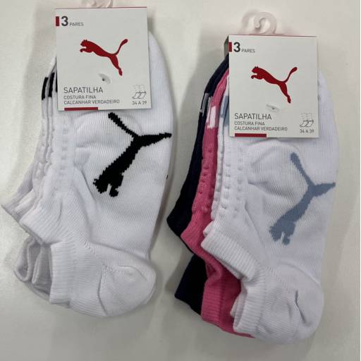 Kit meia feminina Puma