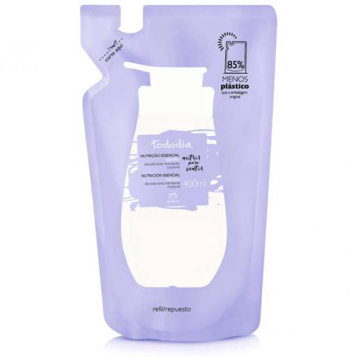 Natura Tododia Algodão Hidratante Corporal Refil 400ml por Sense Cosméticos