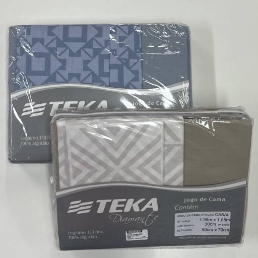Jogo de cama casal Teka em Uberlândia, MG por Lojas Dom Flavittos