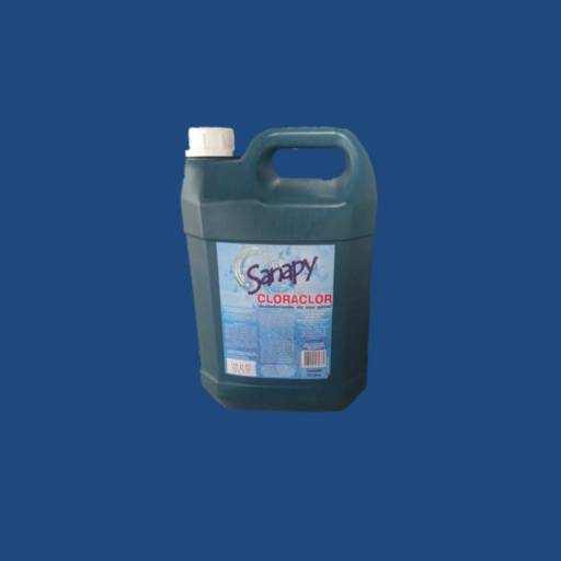 Comprar o produto de Cloro Líquido 5L - Sanapy em Limpeza Geral pela empresa Sempre Limp - Produtos de limpeza, Higiene e Descartáveis em Jundiaí, SP por Solutudo