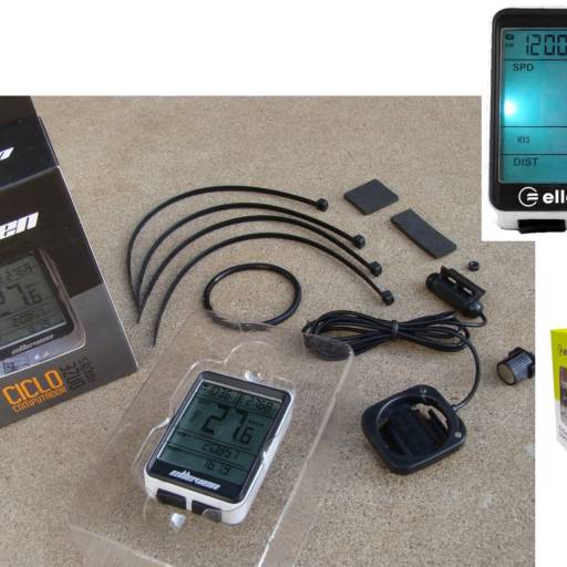 VELOCIMETRO DIGITAL 11 FUNÇÕES COM LUZ BRANCO PRETO TELA MULTI FUNÇÕES ELLEVEN em Bauru, SP por Two Force Bike Shop