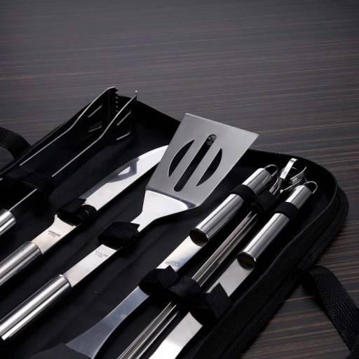 09018 Kit Churrasco 9 Peças em São José do Rio Preto, SP por Public Gráfica e Brindes