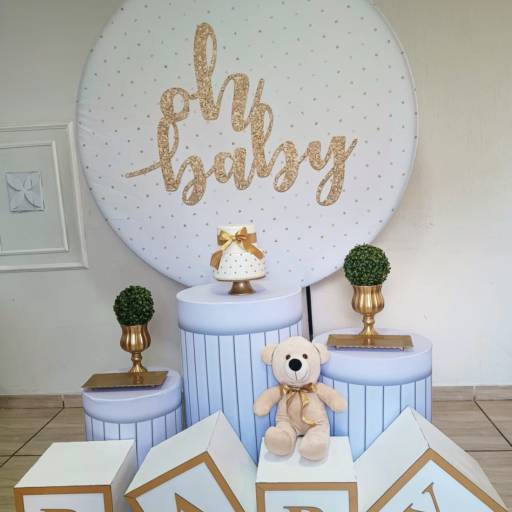Decoração para Chá Revelação em Jundiaí – Pegue e Monte Tema Baby