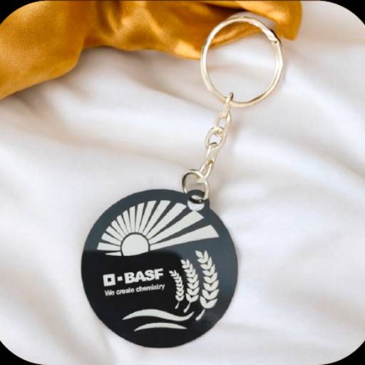 Chaveiro De Acrílico Preto