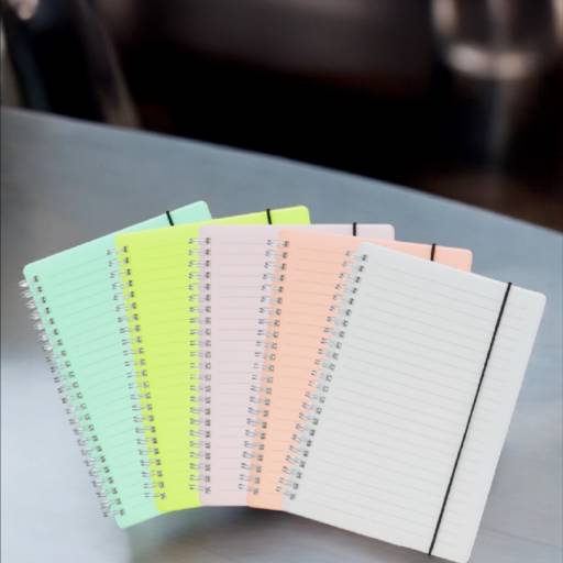 Caderno A5 Plástico