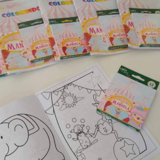 Livro de colorir personalizado (10 unidades) em Assis, SP por Juju Cute Patch
