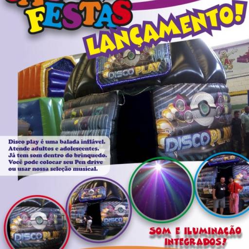 Comprar o produto de Disco play - sua discoteca inflável em A Classificar pela empresa Jau Festas E Eventos em Jaú, SP por Solutudo