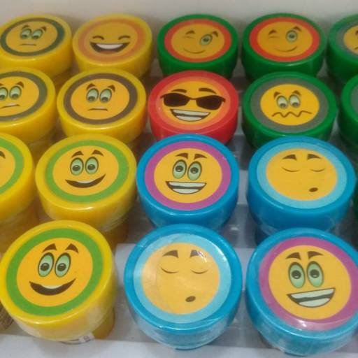 Carimbos divertidos Emojis por Renata Papelaria & Variedades
