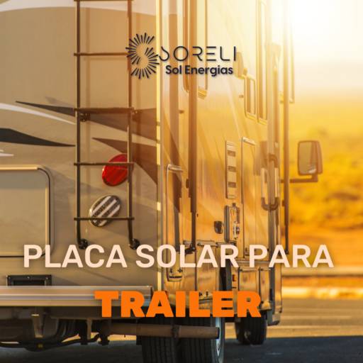 Placa Solar para Trailer 
