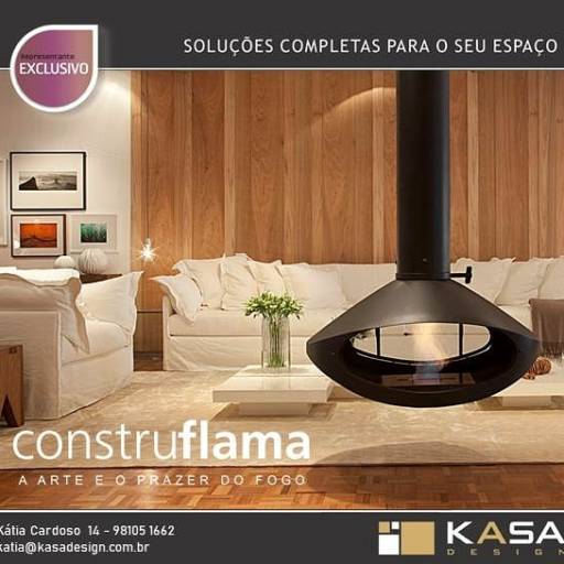 Comprar o produto de Construflama lareiras e churraswueiras  em A Classificar pela empresa Kasa Design em Bauru, SP por Solutudo