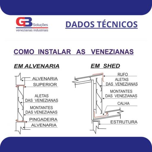 DADOS TÉCNICOS GB SOLUÇÕES VENEZIANAS INDUSTRIAIS JUNDIAÍ 