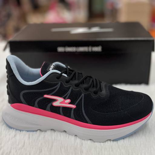 PRETO/ROSA FLUOR/SKY