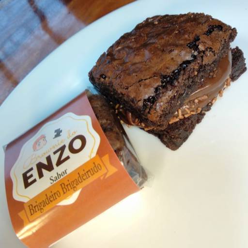 Brownie do Enzo RECHEADO sabor BRIGADEIRO BRIGADEIRUDO