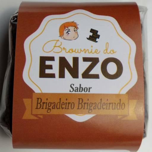 Brownie do Enzo RECHEADO sabor BRIGADEIRO BRIGADEIRUDO por Brownie do Enzo
