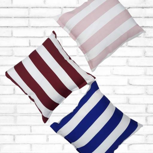 Capas de Almofada Listradas