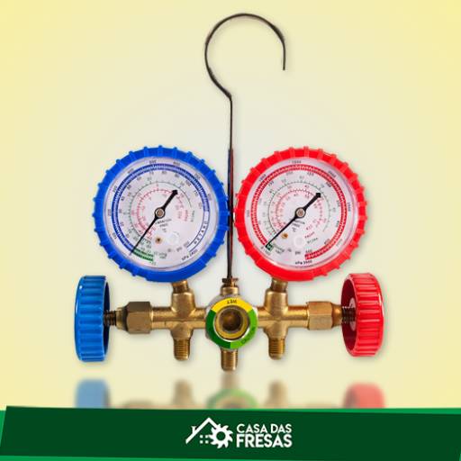 KIT MANIFOLD S/MALETA R22-R134-R404 por Casa das Fresas