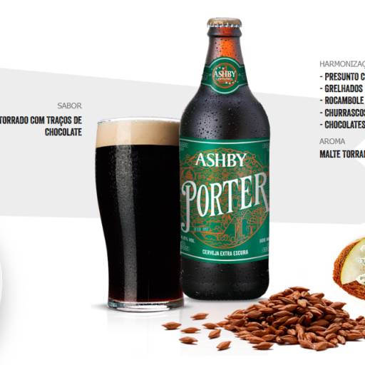 Cerveja Ashby Porter em Americana, SP por 100% Chopp - Chopp Ashby